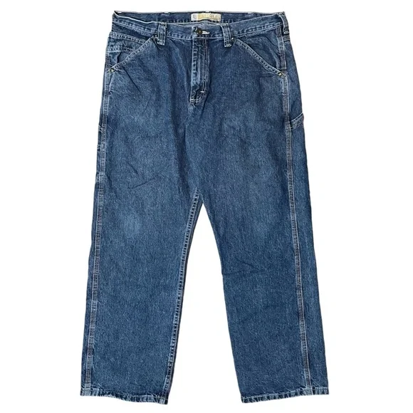 Lee dungarees carpenter jeans deals